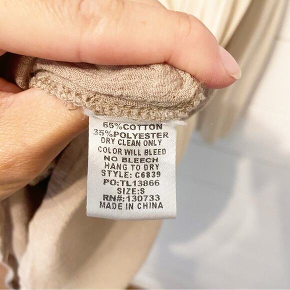 Umgee | Color Block Cold Shoulder Midi Adjustable Strap Dress Size Small - Picture 4 of 8